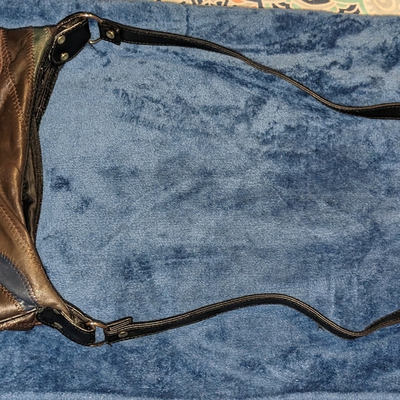 Vintage 90s patchwork woman's purse - Picture 2 of 12